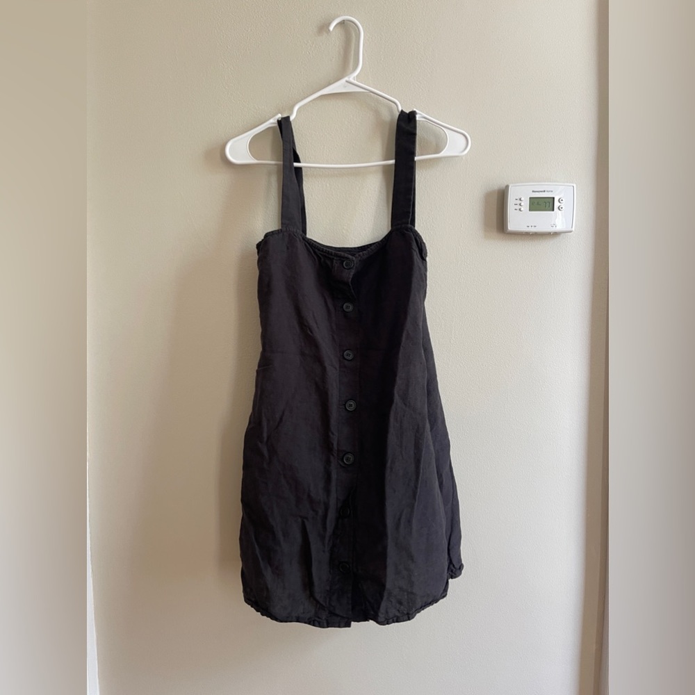 Reformation Linen Button-up Mini Dress